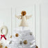 Brown Dog Angel Handmade Felt Christmas Tree Topper - ARCADIA HOME